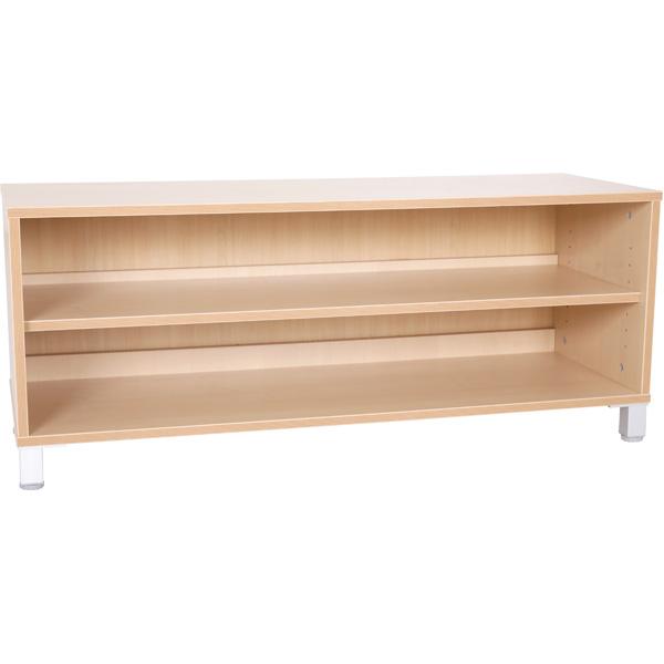 Flexi Schrank S mit 1 Fachboden, B 118, auf Beinen