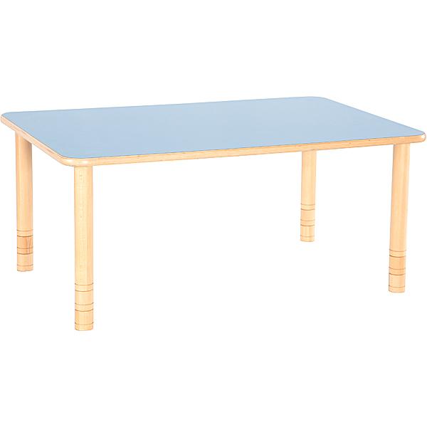 Rechteckiger Flexi Tisch 120 x 80 cm, hvstb. 40-58 cm, HPL