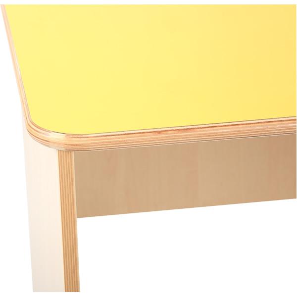 Flexi Schreibtisch de luxe - gelb