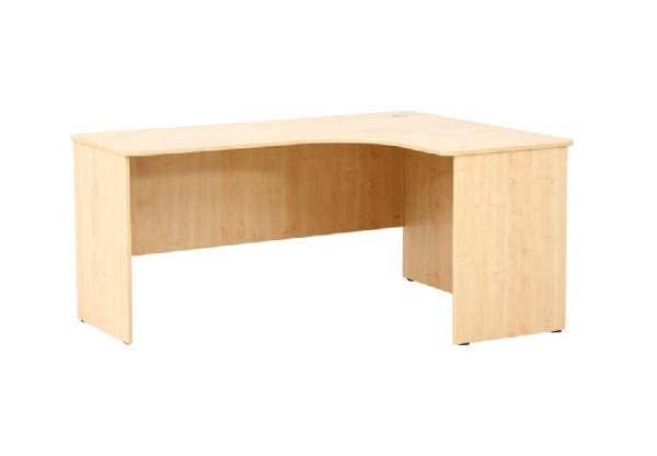 Vigo L-Schreibtisch, Ahorn, Sitzplatz links