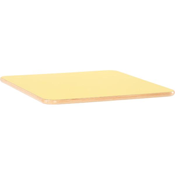 Flexi Tischplatte quadratisch - gelb