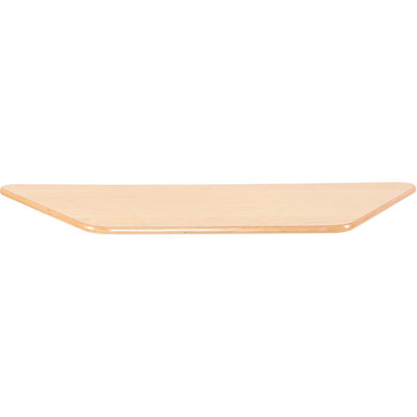 Flexi Tischplatte trapezförmig - Buche