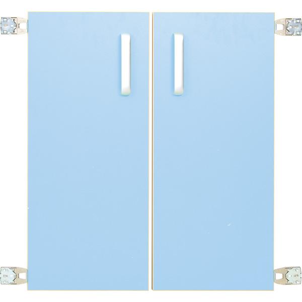 Türen für Aufsatzregal M 092818, 1 Paar, hellblau