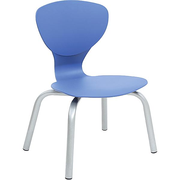Stuhl Flexi 4, Sitzhöhe 38 cm, für Tischhöhe 64 cm - blau