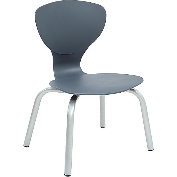 Stuhl Flexi 4, Sitzhöhe 38 cm, für Tischhöhe 64 cm - grau