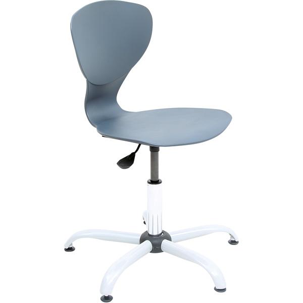 Drehstuhl Flexi, höhenverstellbar 38 - 51 cm - grau