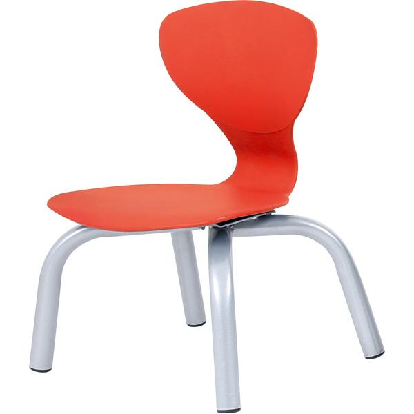 Stuhl Flexi 1, Sitzhöhe 26 cm, für Tischhöhe 46 cm - feuerrot