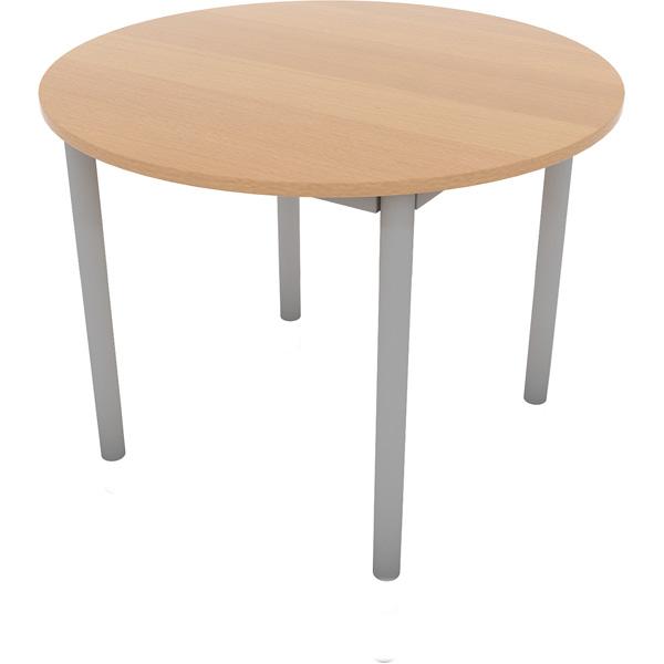 EXPO Konferenztisch, rund, Tischhöhe 50 cm, Buche