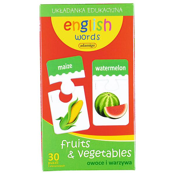 English words - Obst und Gemüse