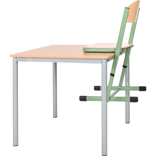 Schüler-Kufenstuhl TS, hvstb. 3-4, SH 35-38 cm - apfelgrün - Buche
