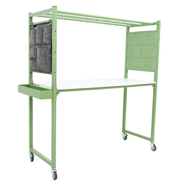 Mobiler Multifunktionstisch MultiDesk, weiss