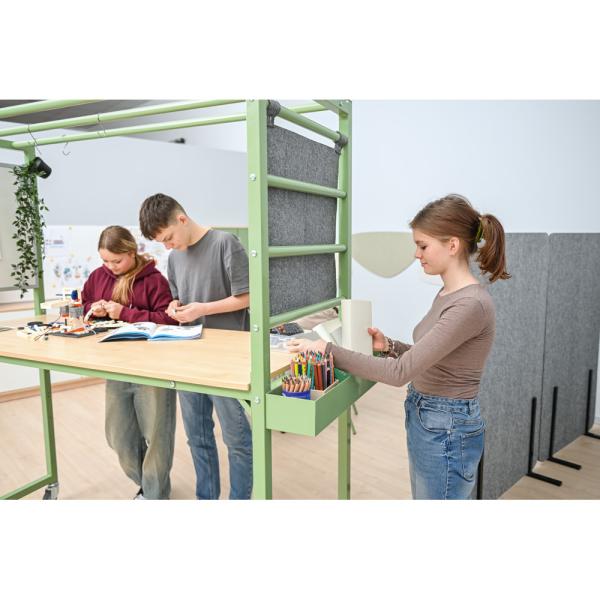Mobiler Multifunktionstisch MultiDesk, Ahorn Jylland
