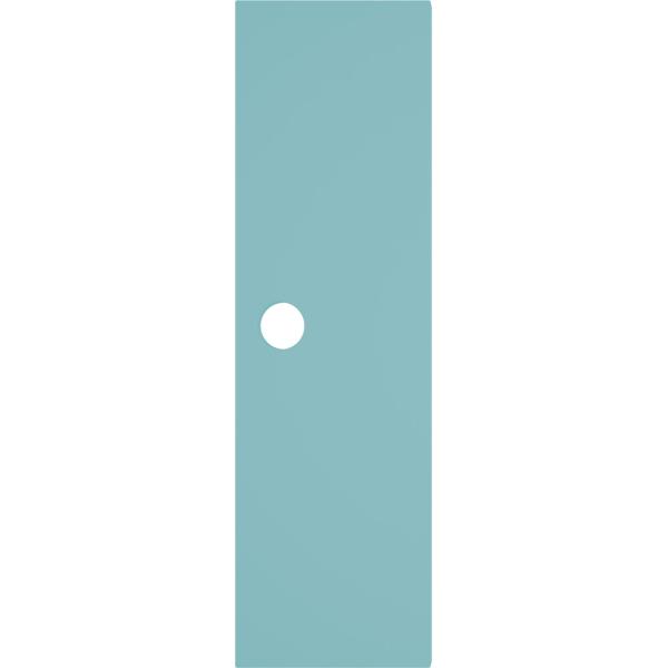 Schmetterling Garderobentür, B 19, foliert, pastelltürkis