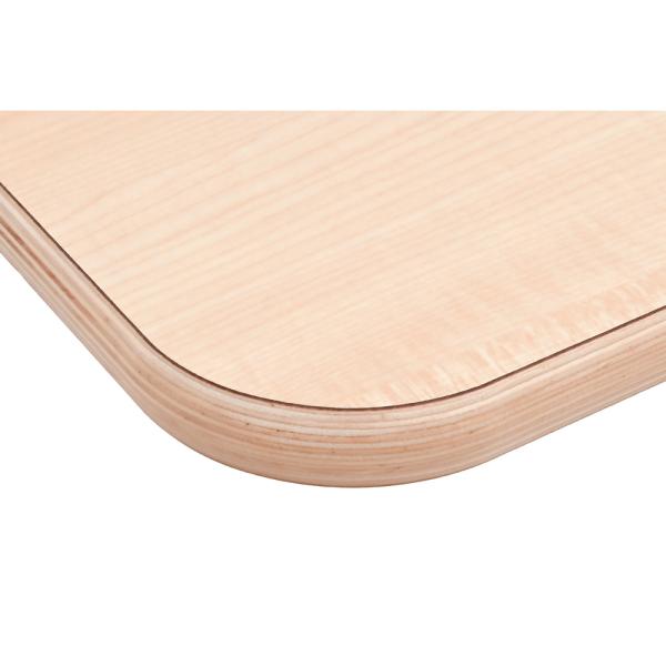 Flexi Rechteckiger Tisch 120 x 80 cm, hvstb. 58-76 cm, Ahorn Royal