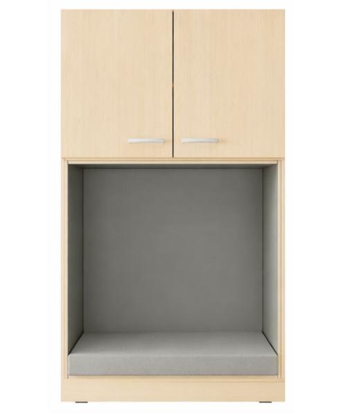 Grande Hochschrank XL, mit Sitznische SH 22 cm