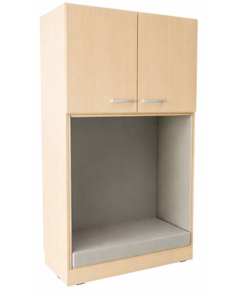 Grande Hochschrank XL, mit Sitznische SH 22 cm