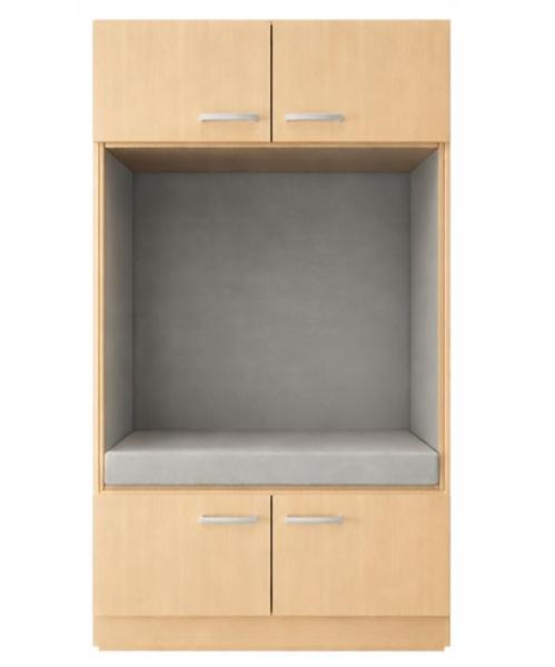 Grande Hochschrank XL, mit Sitznische SH 57 cm