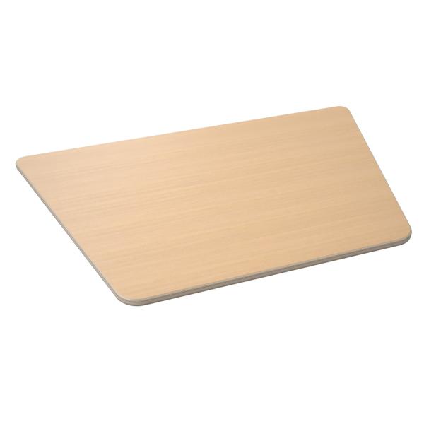 Flexi Tischplatte trapezförmig, 120 x 80 x 80 x 80 cm - HPL Buche