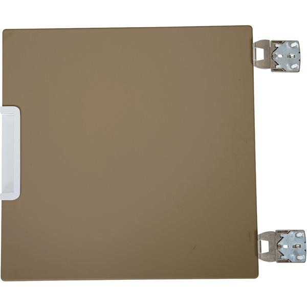 Quadro - Mittelwandtür klein - braun