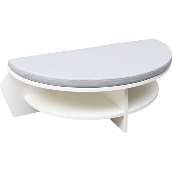 Garderobenbank Chamäleon, weiss, Sitzhöhe 33 cm