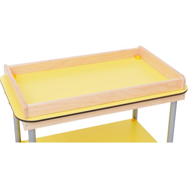 Rollwagen mit Aufkantung