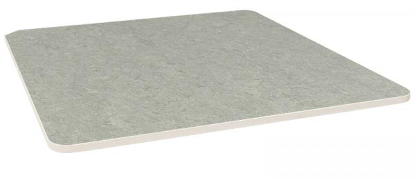 Flüstertischplatte PLUS, 120 x 120 - grau