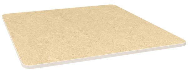 Flüstertischplatte PLUS, 120 x 120 - beige
