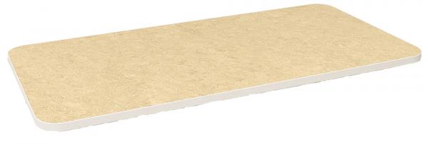 Flüstertischplatte PLUS, 120 x 60 - beige