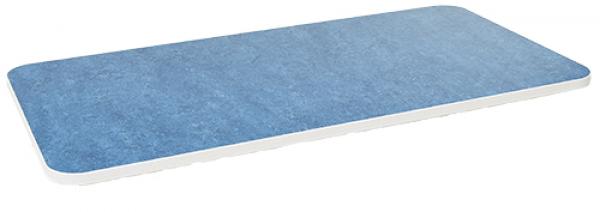 Flüstertischplatte PLUS, 140 x 80 - blau