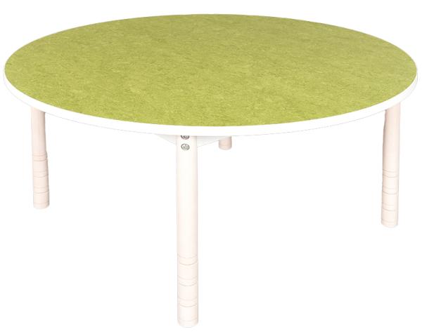 Flüstertischplatte PLUS, rund, Diagonale 90 cm - grün