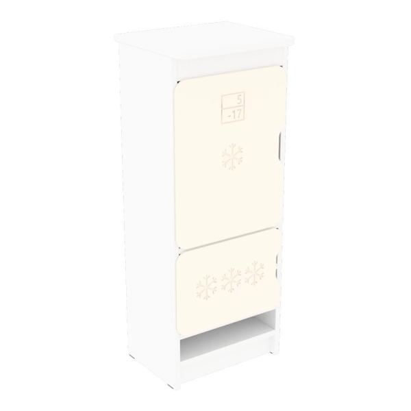 Küche Quadro - Kühlschrank, weiss - hellelfenbein