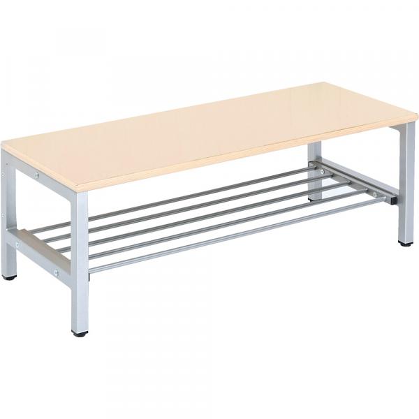 Bank zum Garderobenregal Flexi 5, Breite 100, Sitzhöhe: 26 cm, Ahorn