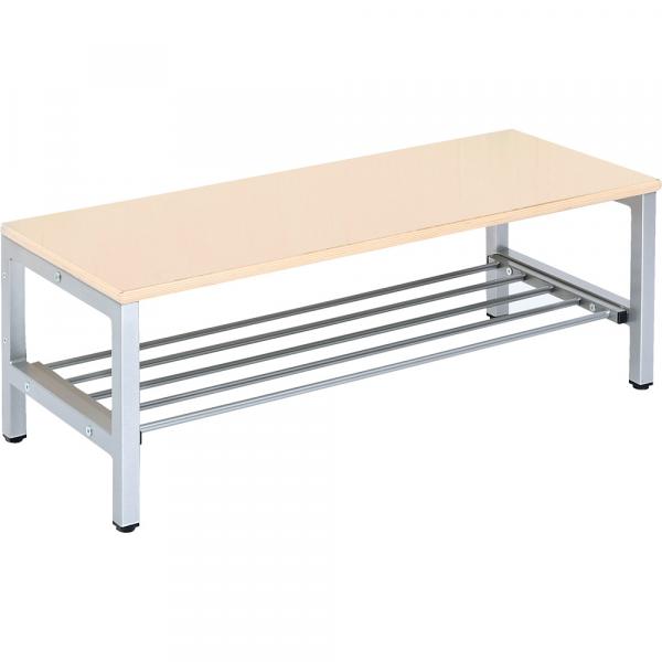 Bank zum Garderobenregal Flexi 5, Breite 100, Sitzhöhe: 35 cm, Ahorn