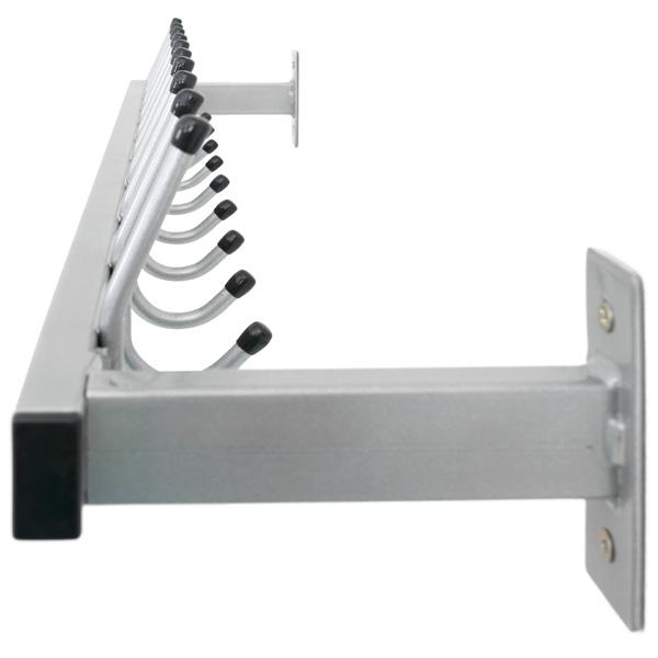 Sicherheitsgarderobenleiste aus Metall mit 10 Haken