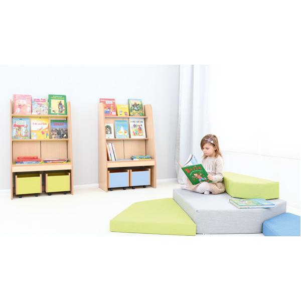 Flexi Bücherregal, H 121 cm, limone