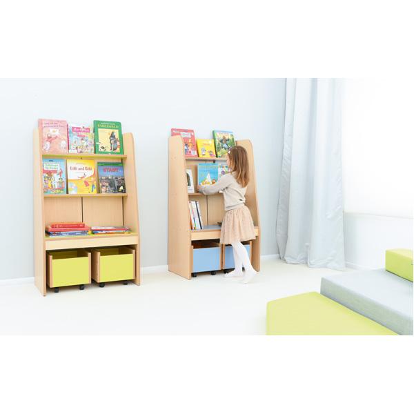 Flexi Bücherregal, H 121 cm, limone