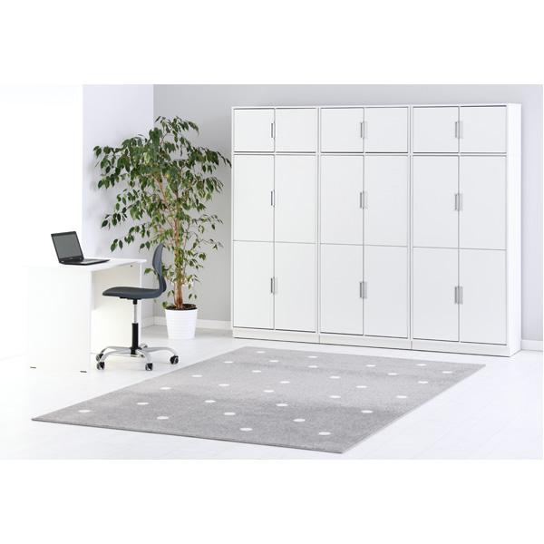 Quadro - Aufsatzregal S, mit Mittelwand, B 79, weiss