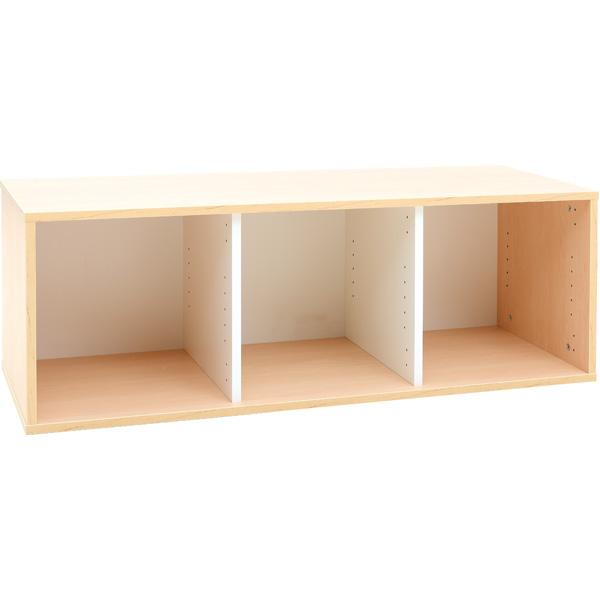 Quadro - Aufsatzregal S, mit 2 Mittelwänden, B 116