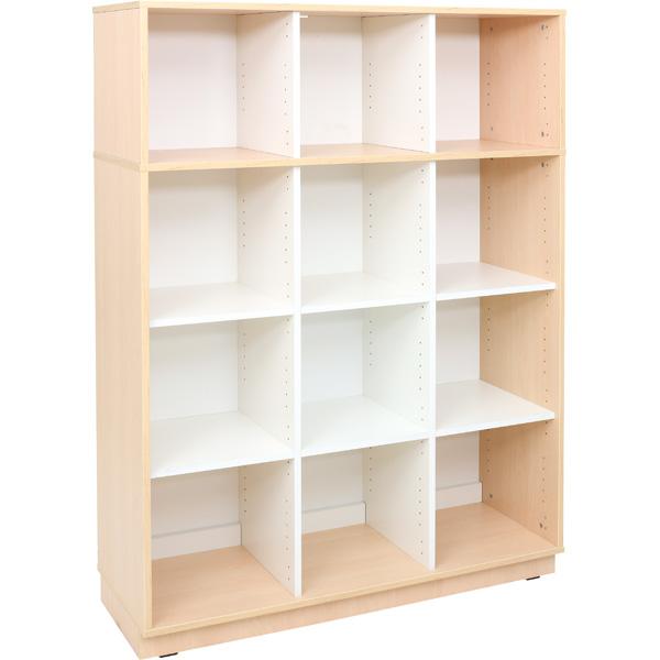 Quadro - Aufsatzregal S, mit 2 Mittelwänden, B 116