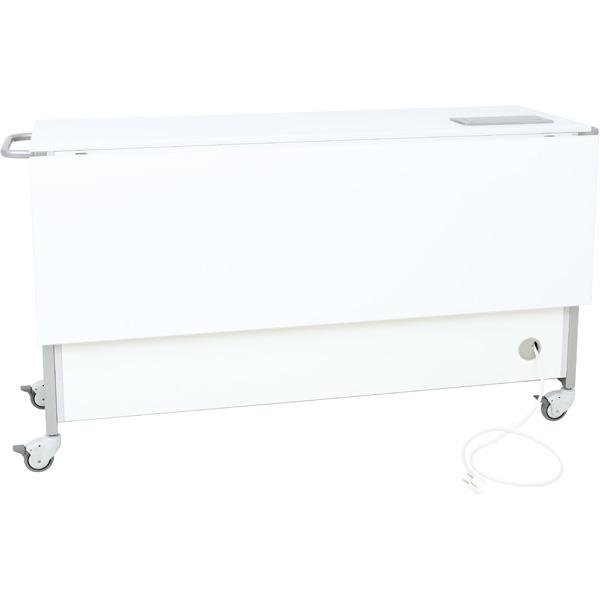 Mobiler Laborschrank mit Klapptisch
