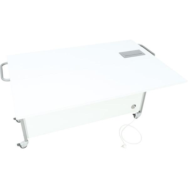Mobiler Laborschrank mit Klapptisch