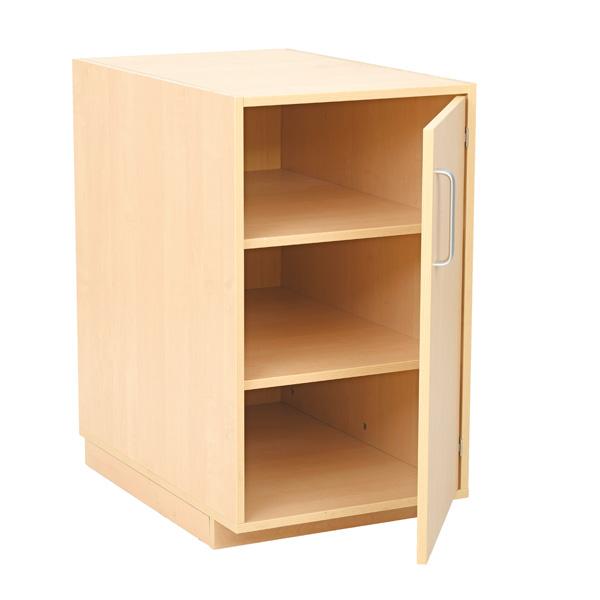 Wickelkommode offenes Regal, B 51 cm, Birke (ohne Arbeitsplatte)