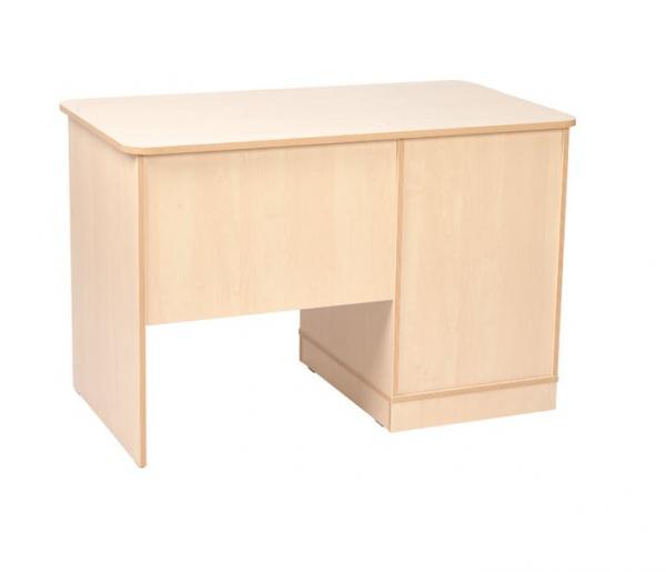 Flexi Schreibtisch, Schrankteil links, Fronten Birke