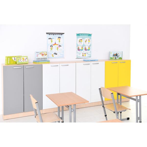 Grande - Türen für Schrank L, 90°, weiss