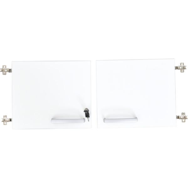 Grande - Türen für Aufsatzschrank S, 180°, abschliessbar, weiss