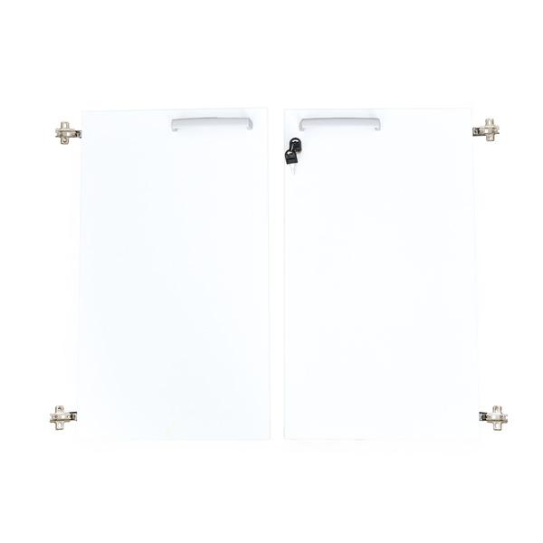 Grande - Türen für Schrank M, 180°, abschliessbar, weiss