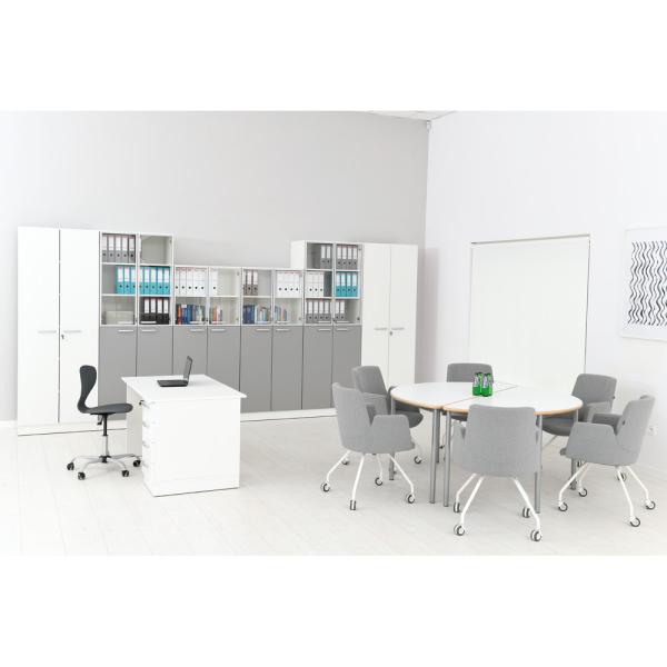 Grande Aufsatzschrank M, B 82, T 38 - weiss