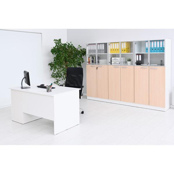 Grande Aufsatzschrank M, B 82, T 38 - weiss