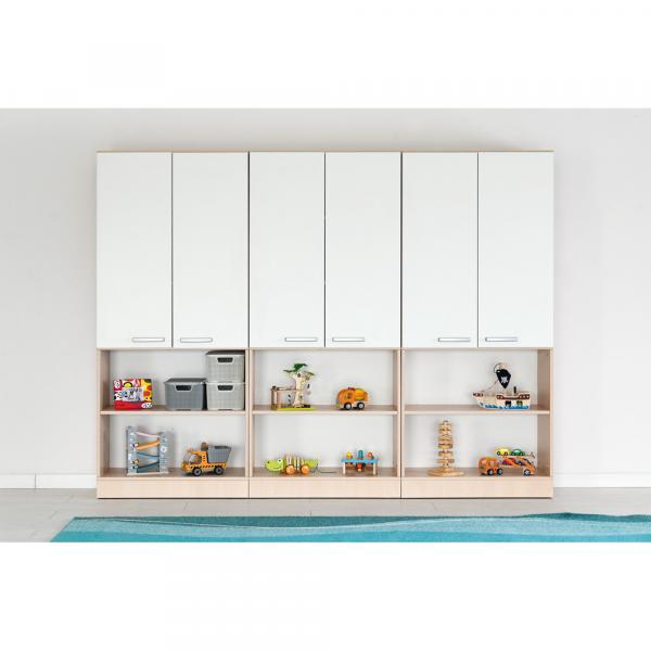 Grande Aufsatzschrank L, B 82, T 48 - Ahorn