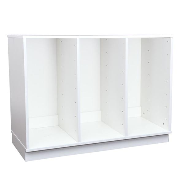 Grande - Regal M für Kunststoffbehälter, B 104 - weiss